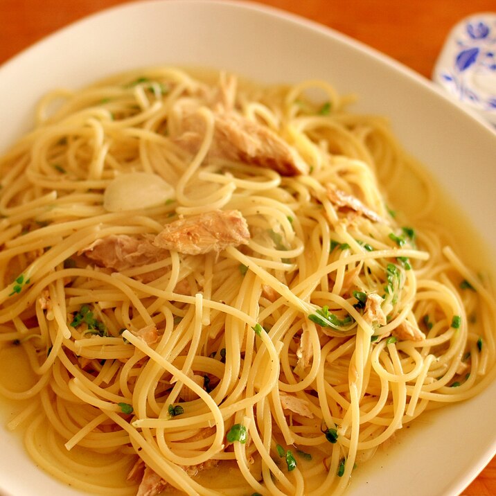 サバ缶でつくる超簡単1人分パスタ